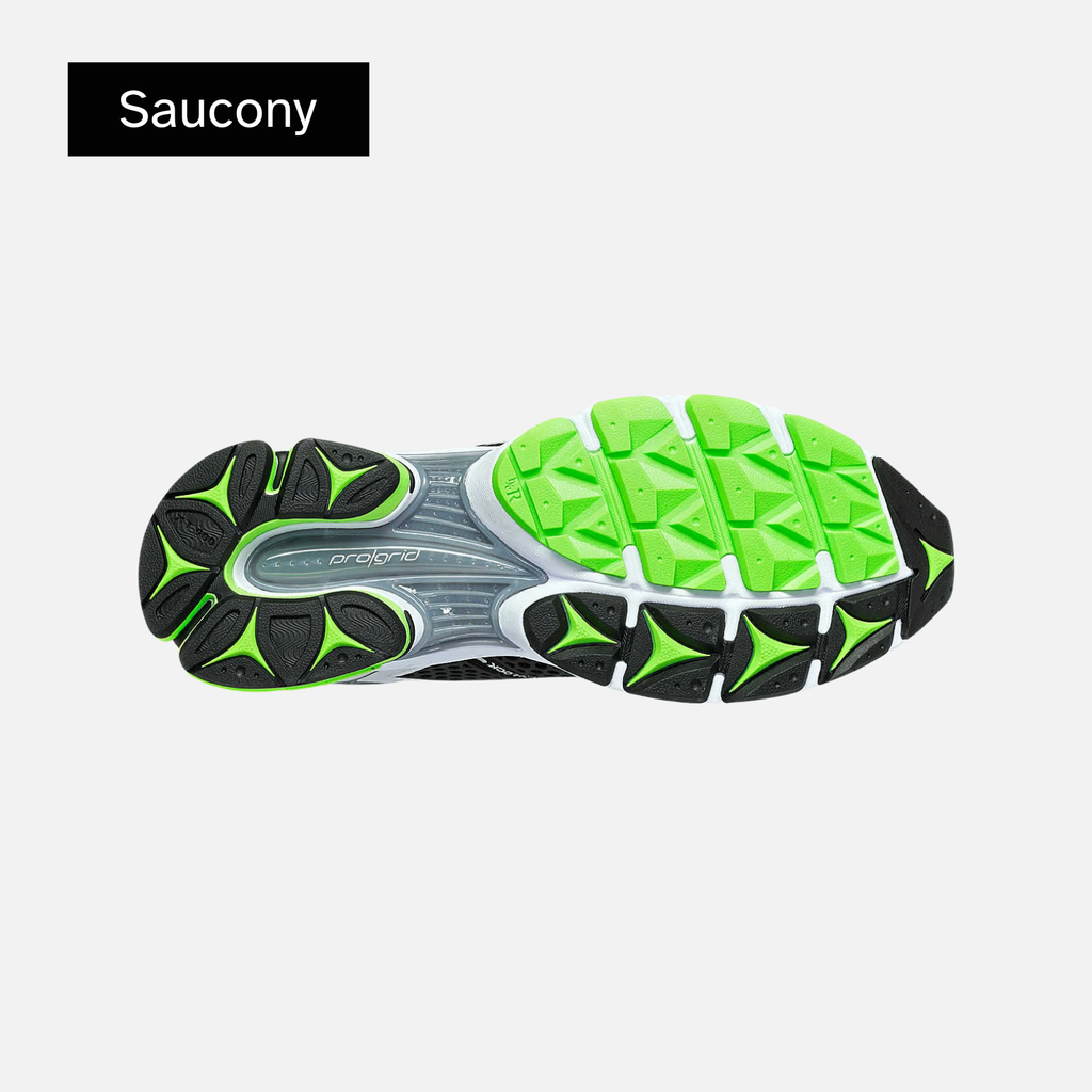 Saucony ProGrid Triumph 4 'Black Silver Fluo Green'
