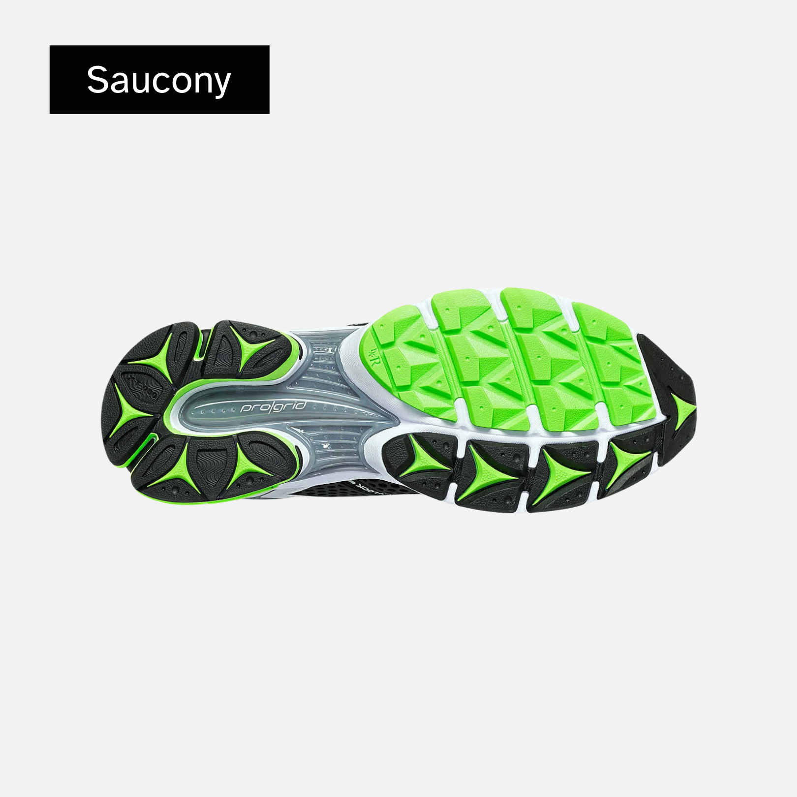 Saucony ProGrid Triumph 4 'Black Silver Fluo Green'