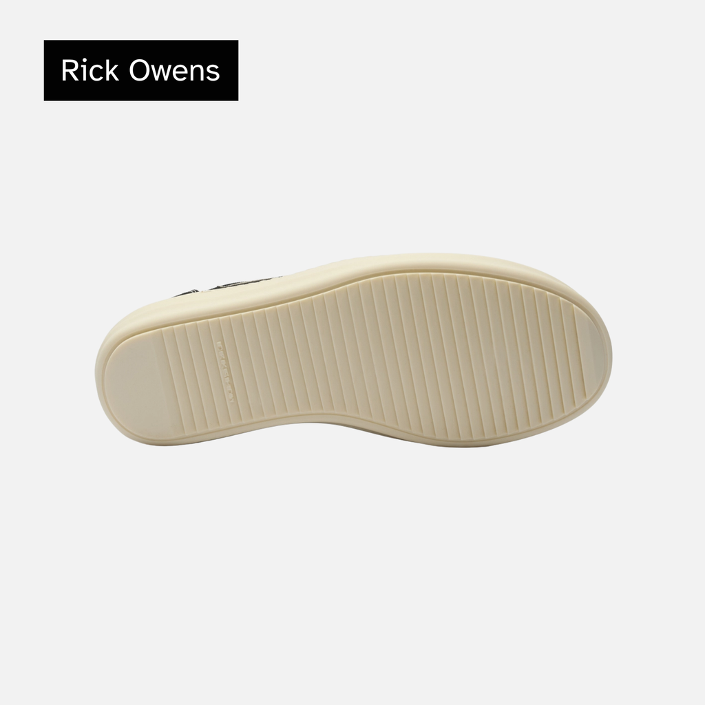Rick Owens DRKSHDW Scarpe Denim Vintage Sneaker 'Black Milk'
