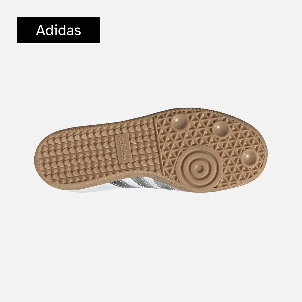 adidas Samba OG Wmns 'White Silver Metallic Grey'