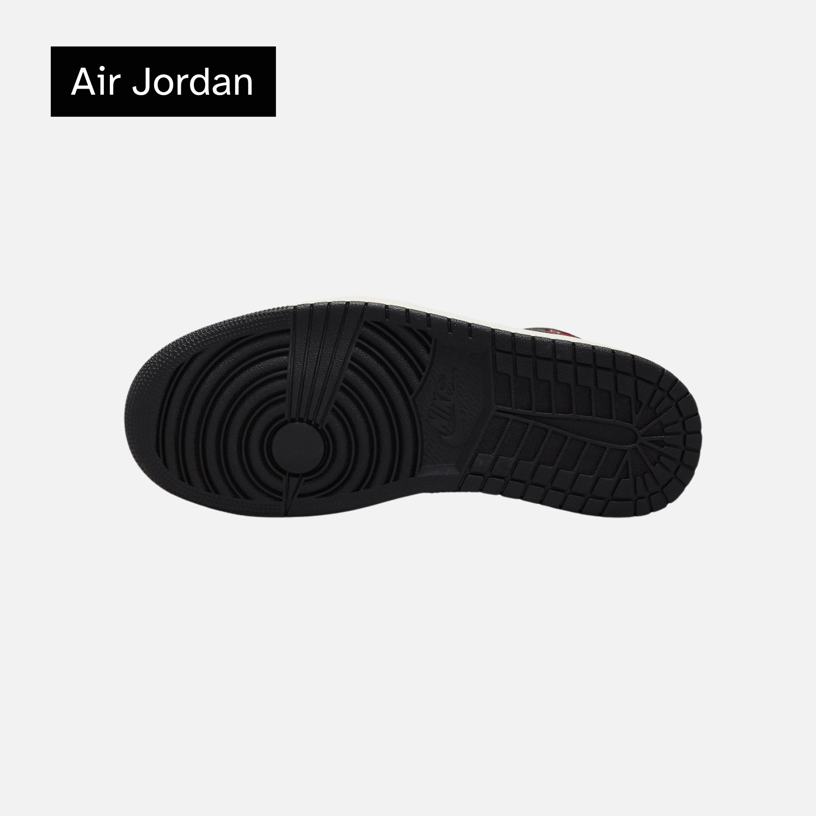 Wmns Air Jordan 1 Mid 'Black Sail Gym Red'