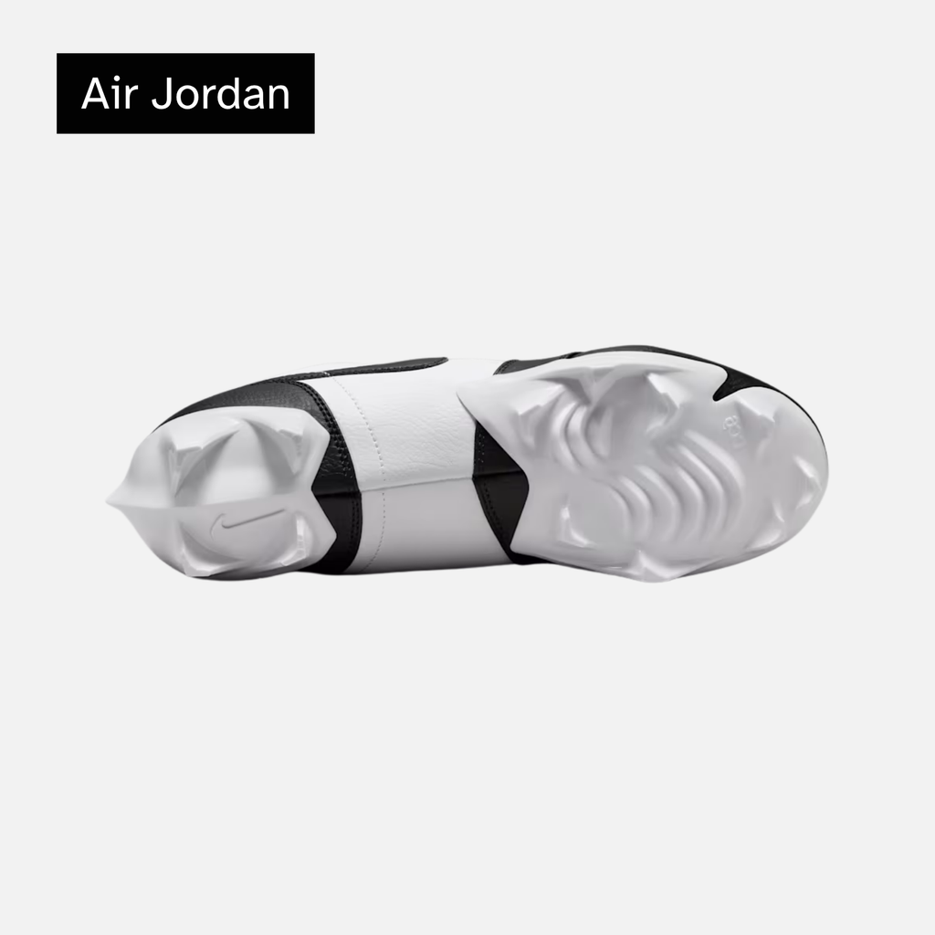 Air Jordan 1 Low TD Cleat 'Black White' 2023