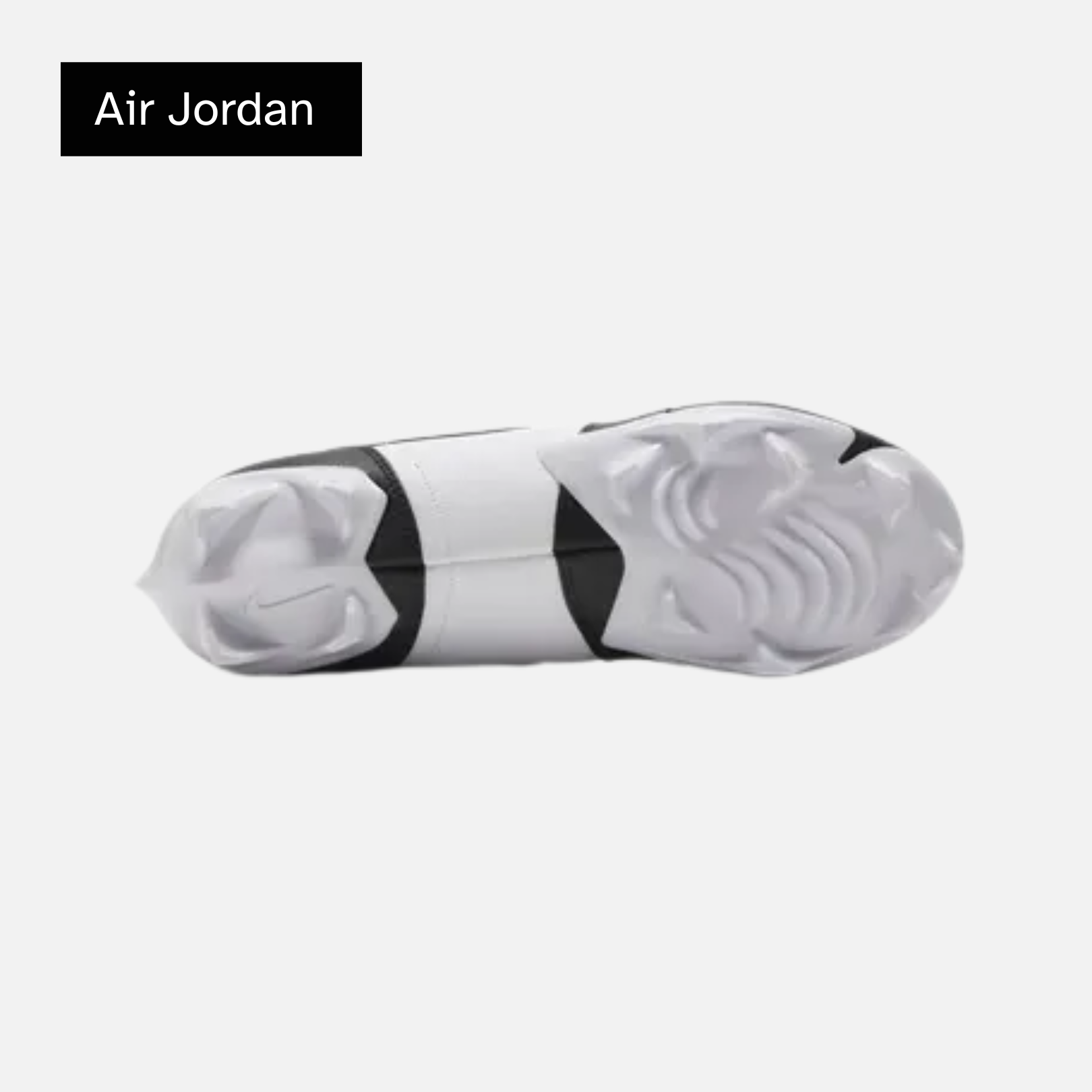 Air Jordan 1 Low TD Cleat 'Black White' 2023