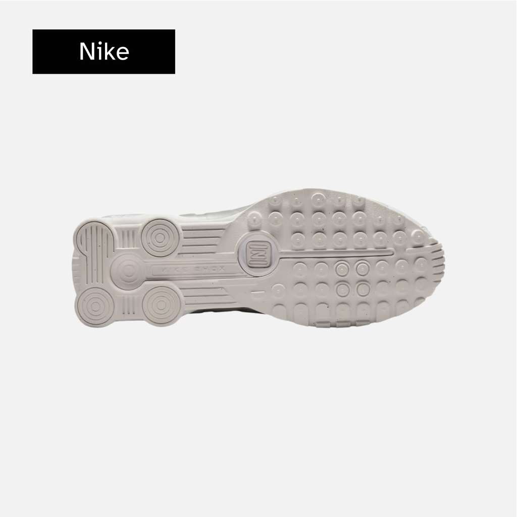Nike Shox R4 'White Metallic Silver' 2024