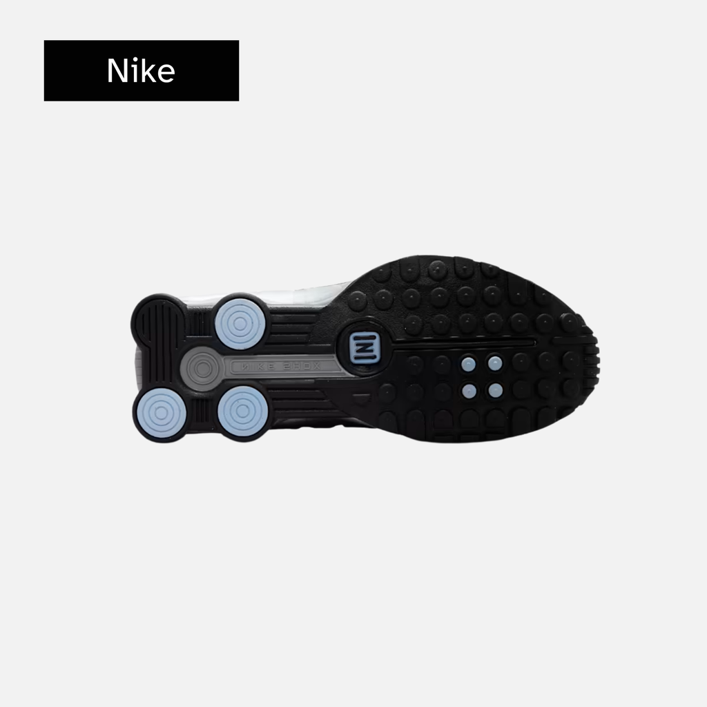 Nike Shox R4 GS 'Metallic Silver Psychic Blue'