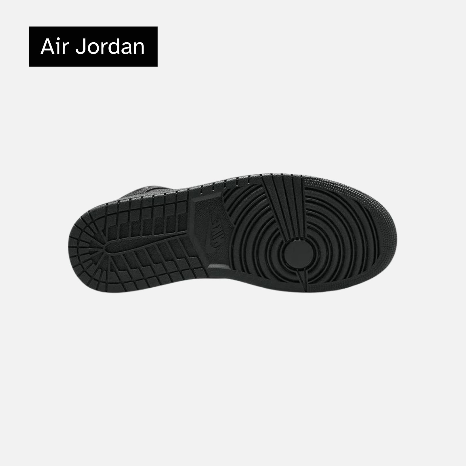 Air Jordan 1 Mid 'Triple Black' 2022