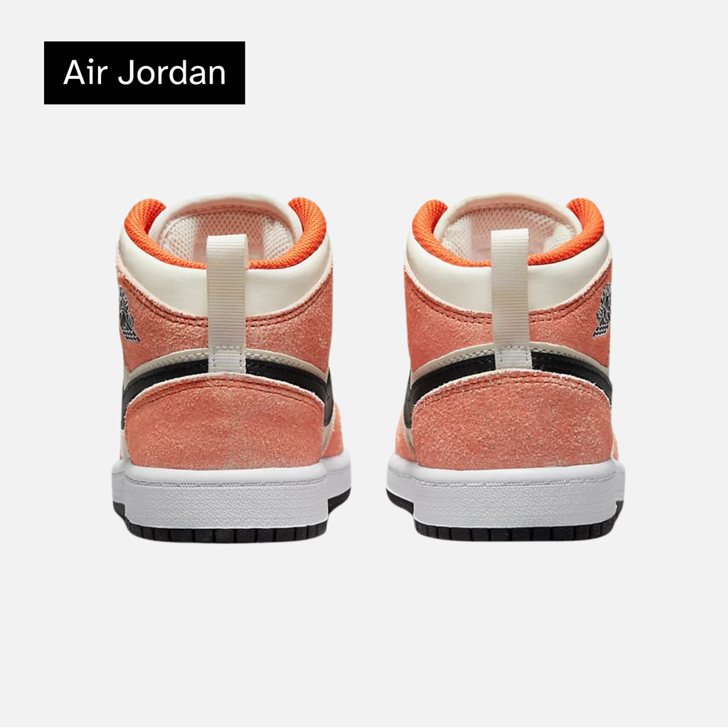 Air Jordan 1 Mid SE PS 'Orange Suede'