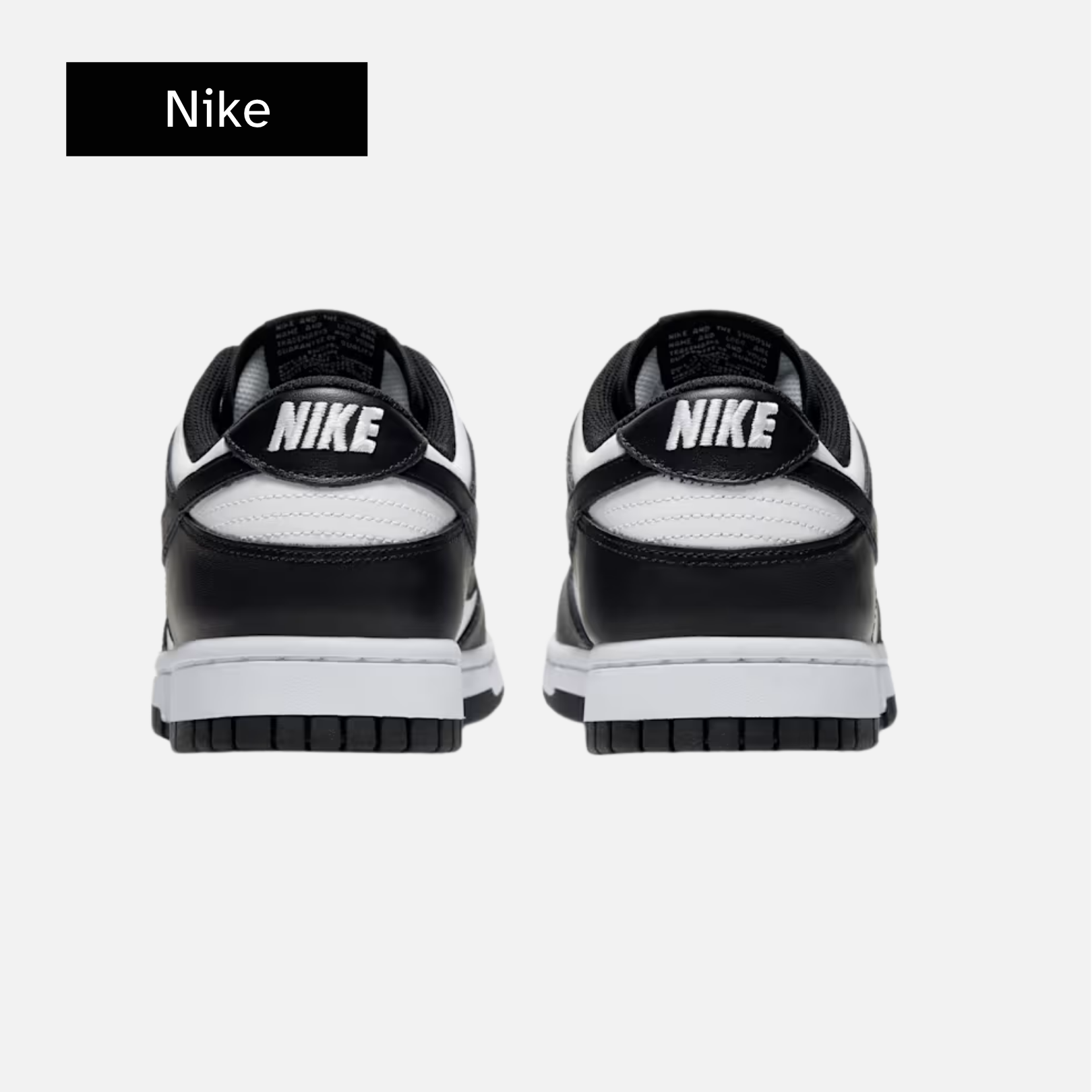 Wmns Dunk Low 'Black White'