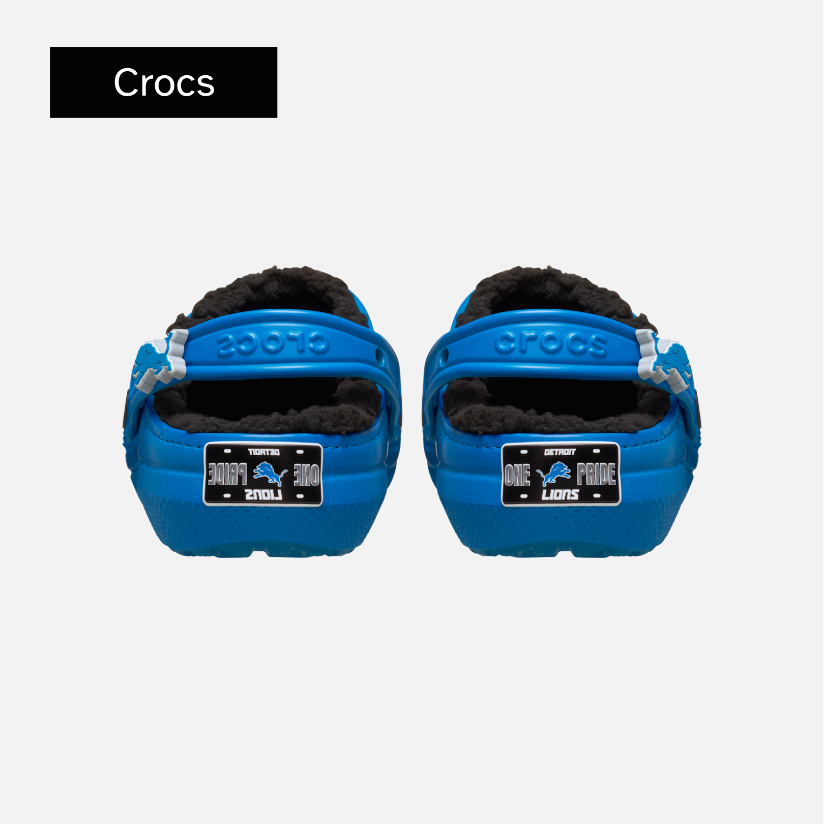 NFL x Crocs Classic Lined Clog 'Detroit Lions'