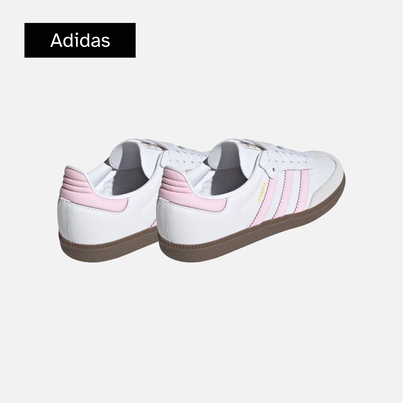 adidas Samba OG J 'White Clear Pink Gum'