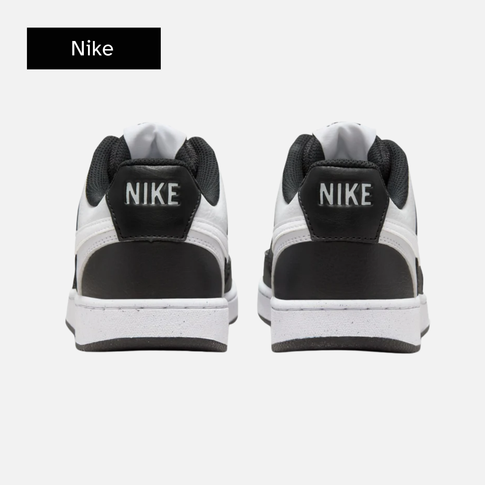 Nike Wmns Court Vision Low Next Nature 'Black White'