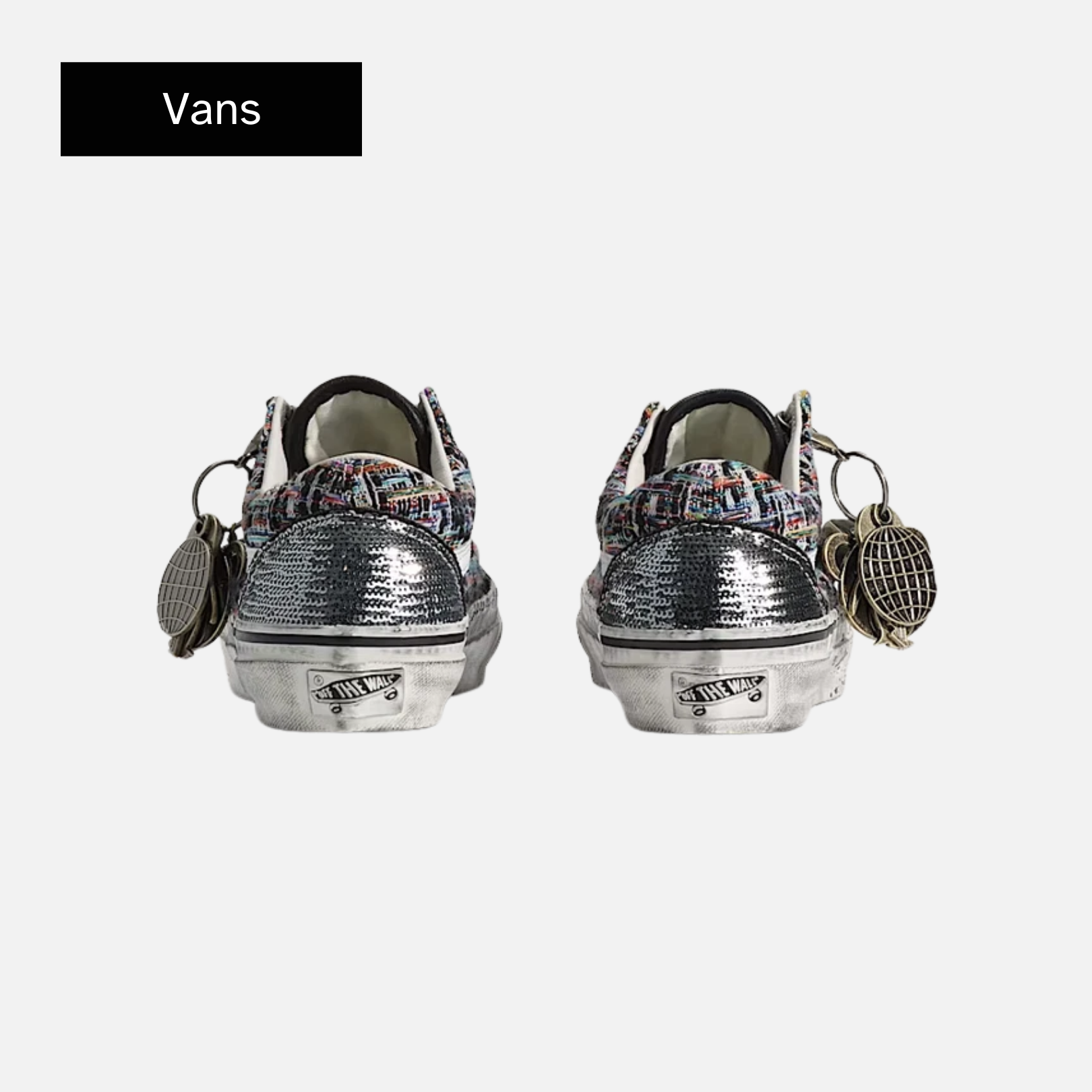 Vans Old Skool Premium Charms 'Black Grey'