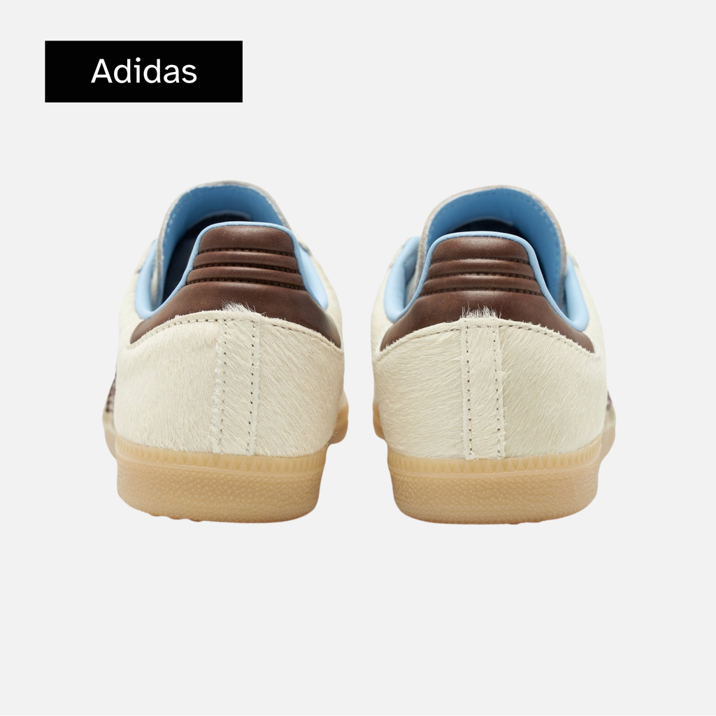 adidas Samba OG Cream White Earth Strata Pony Hair WMNS