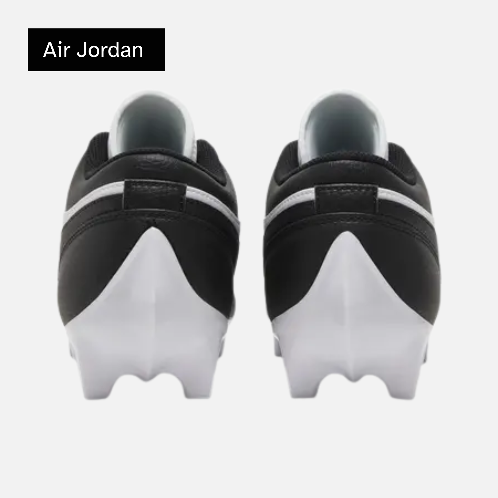 Air Jordan 1 Low TD Cleat 'Black White' 2023