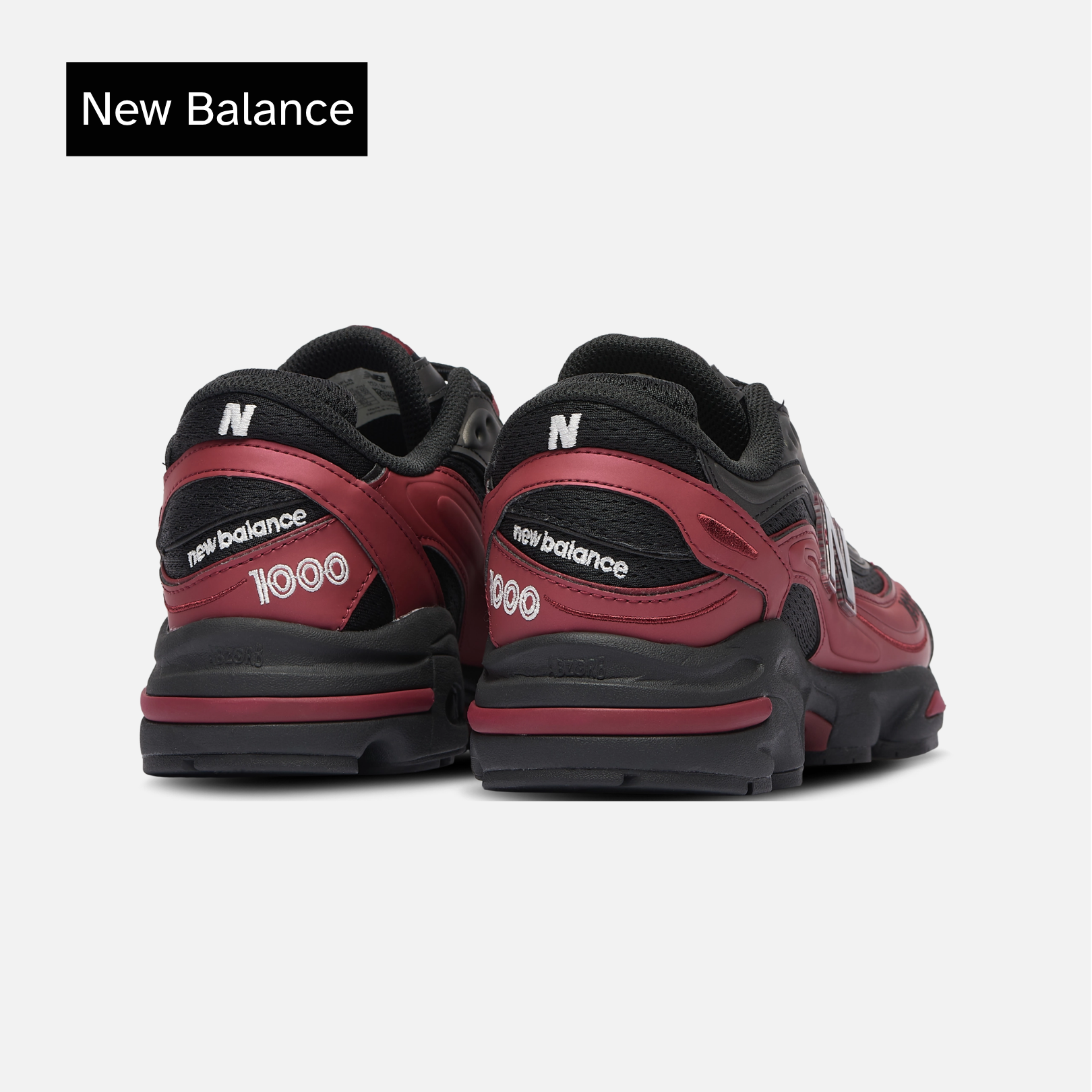 New Balance 1000 Black Burgundy