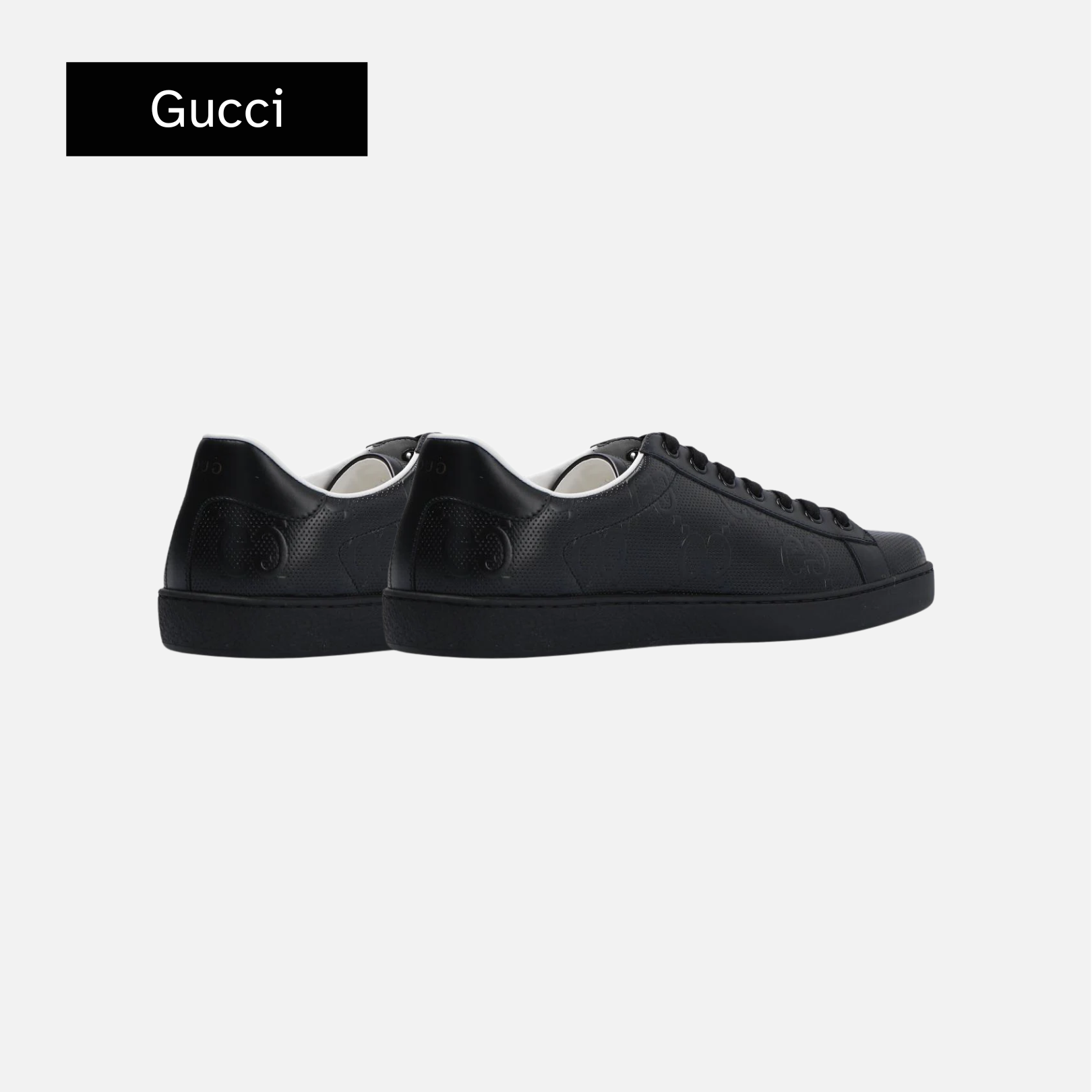 Gucci Ace 'GG Embossed - Black'
