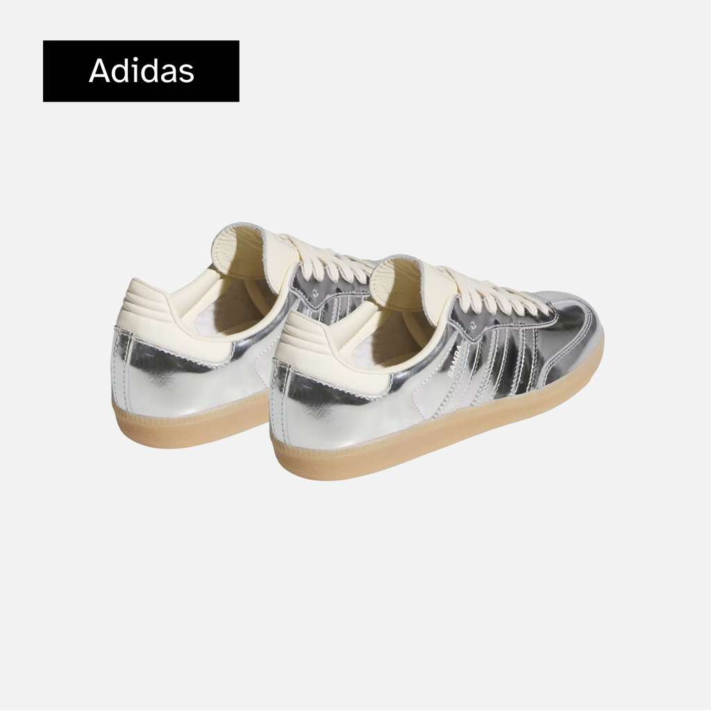 adidas Samba OG Silver Metallic Gum wmns