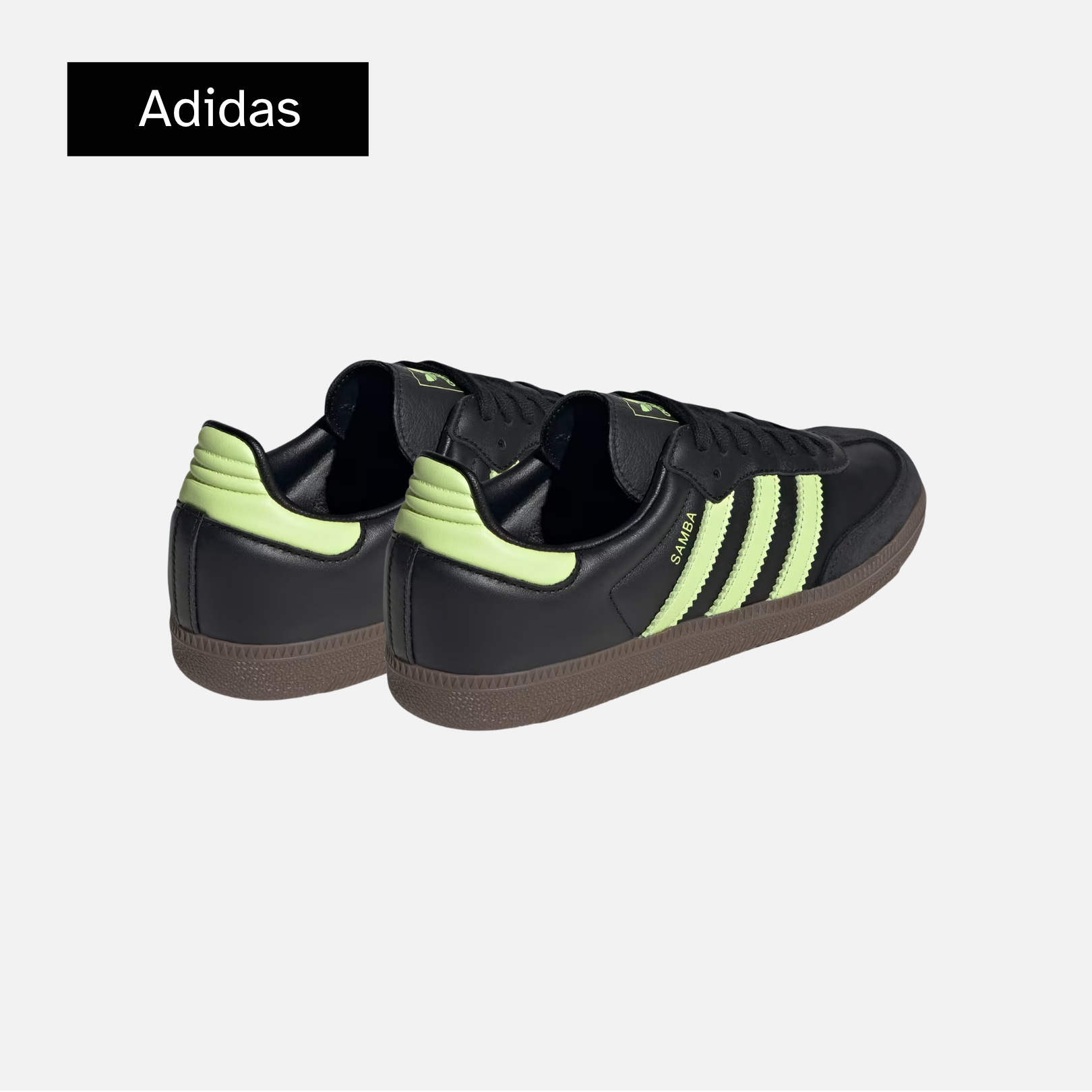 adidas Wmns Samba OG 'Black Pulse Lime Gum'