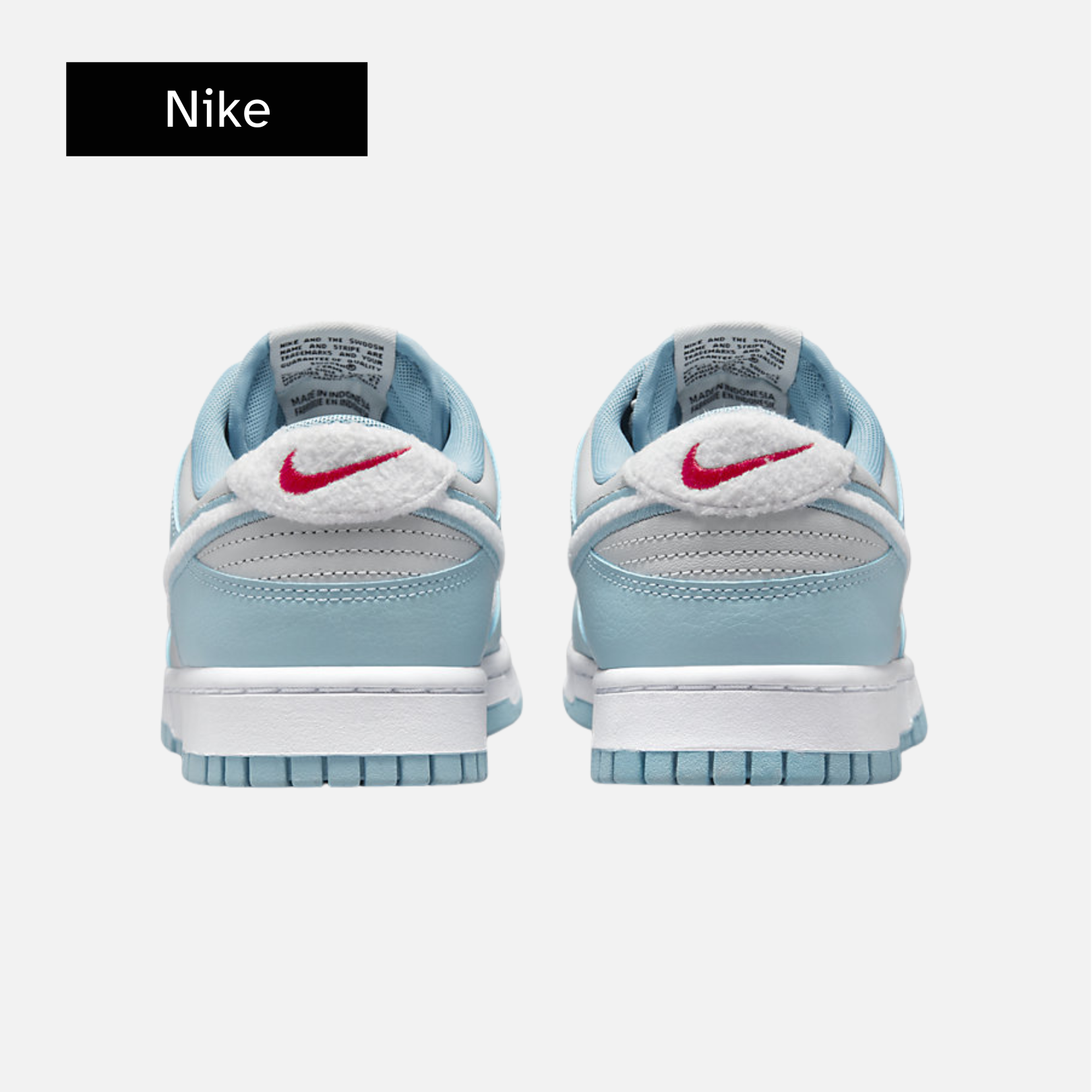Dunk Low 'Fleece Swoosh - Light Blue'