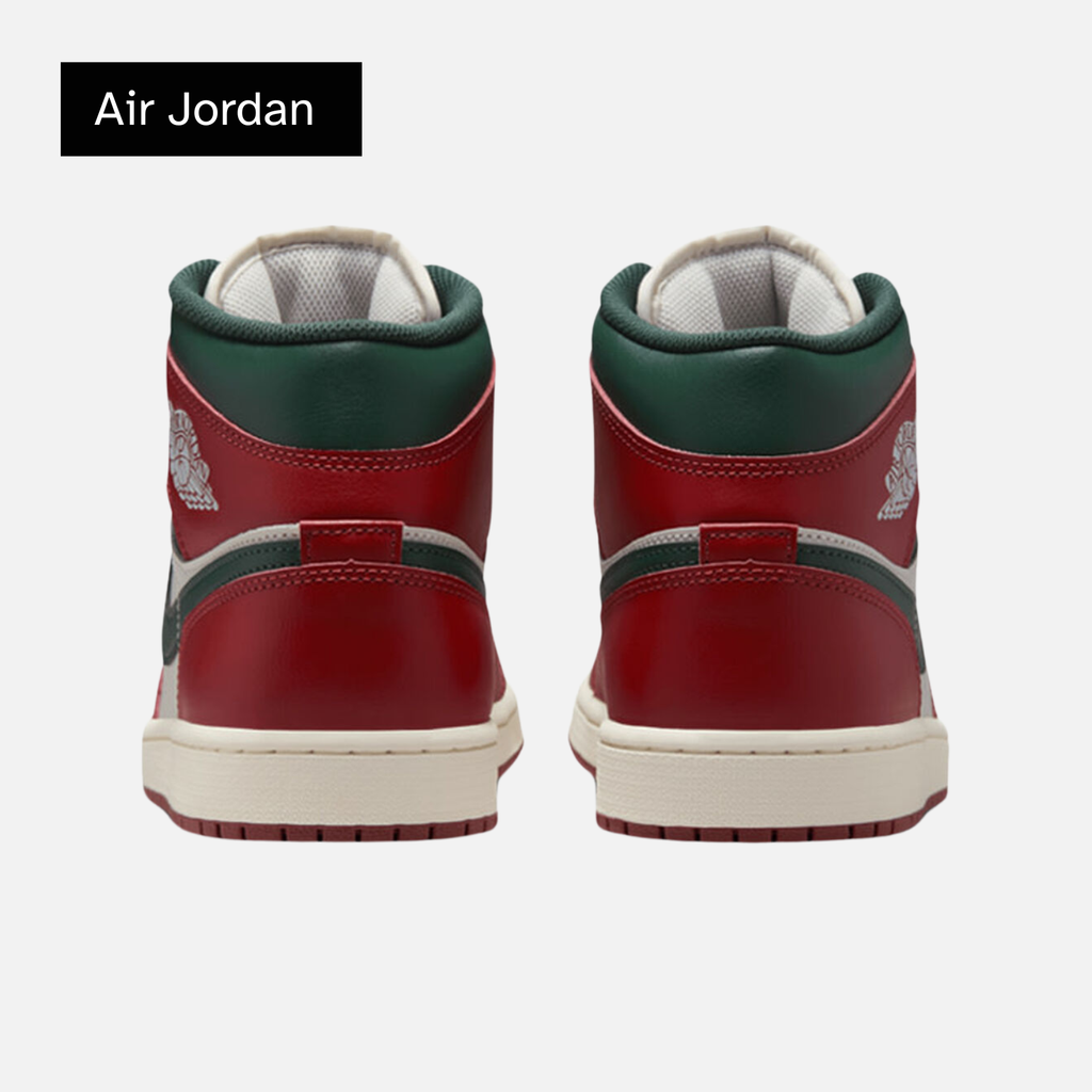 Air Jordan 1 Mid 'Redstone Midnight Green'