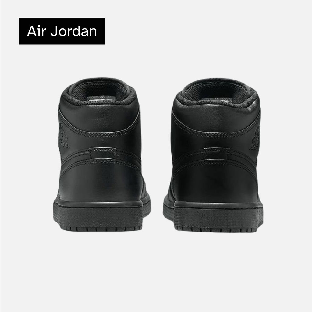 Air Jordan 1 Mid 'Triple Black' 2022