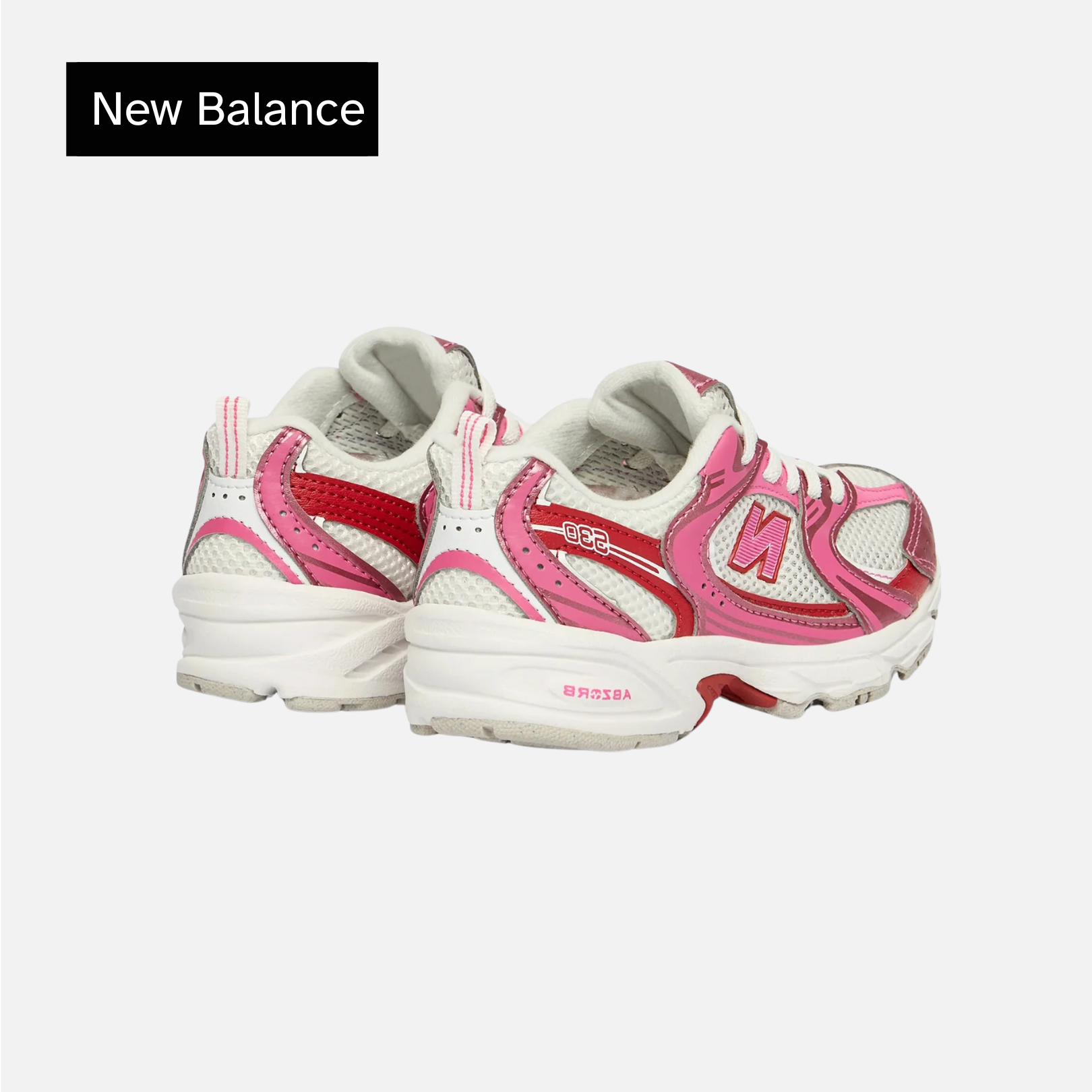New Balance 530 Lace Pink Satin Shadow Red GS