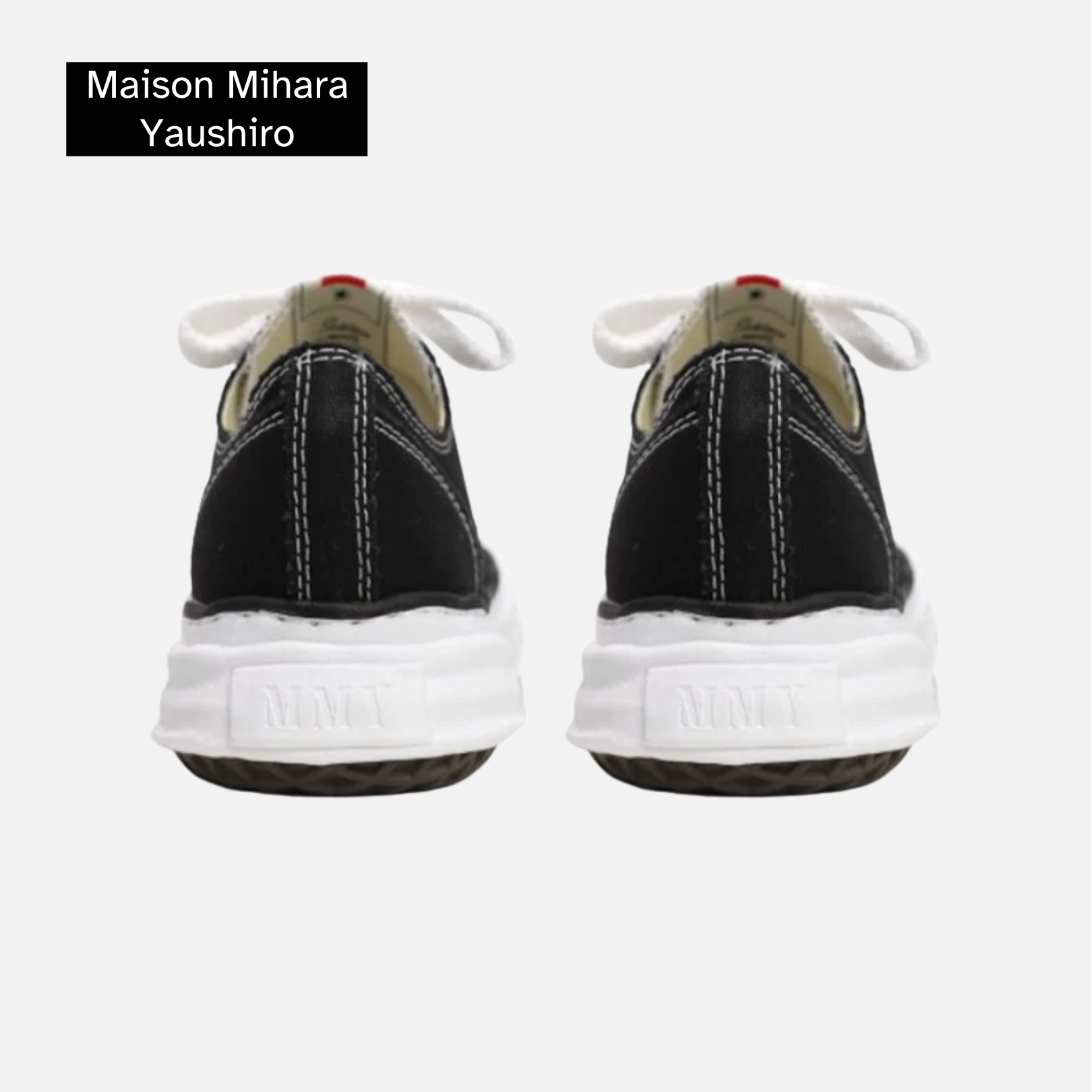 Maison Mihara Yasuhiro Peterson OG Sole Canvas Low 'Black'