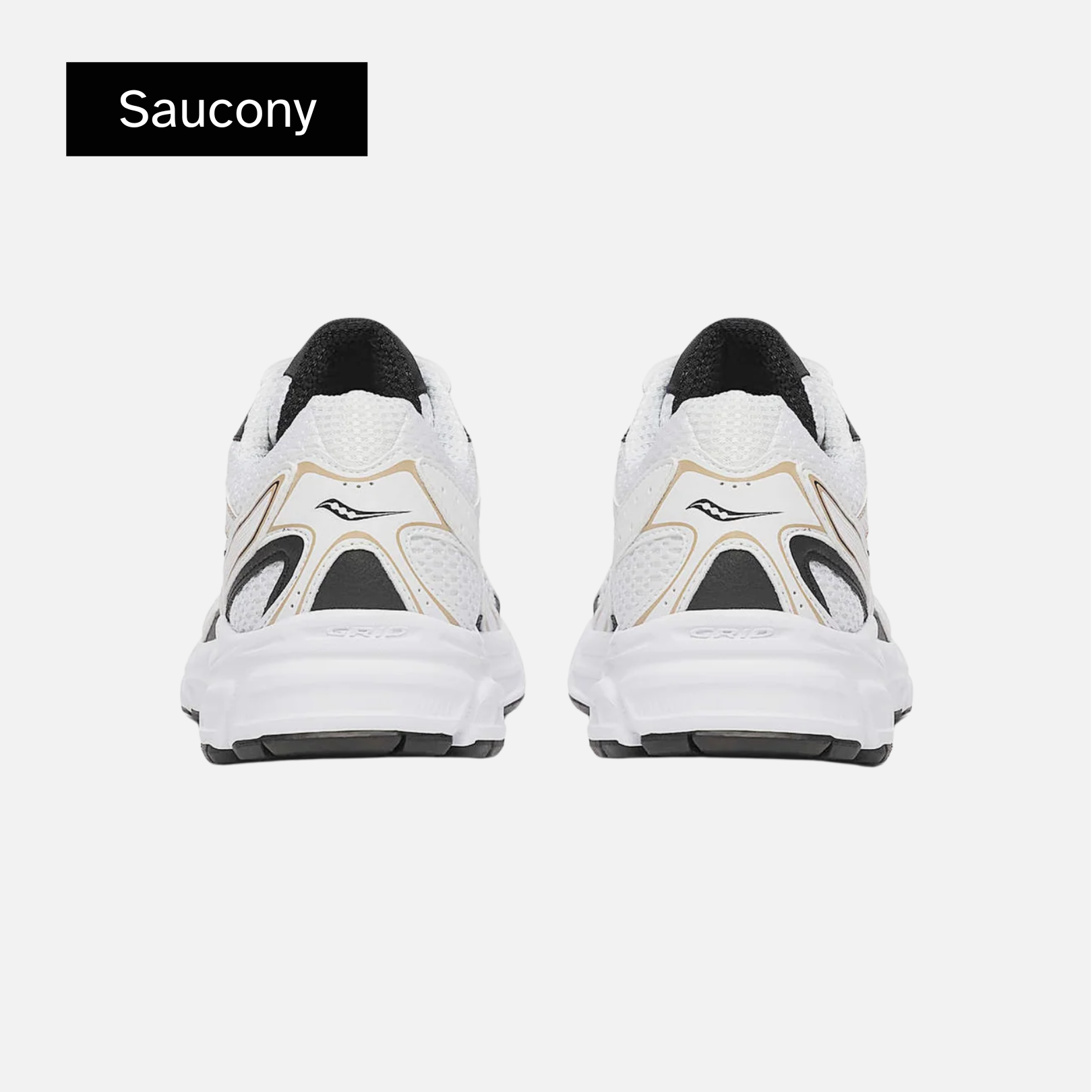 Saucony Grid Ride Millennium 'White Gold Black'