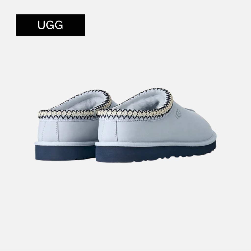 UGG Men's Tasman II Nubuck Sheepskin Slippers in Sky Blue