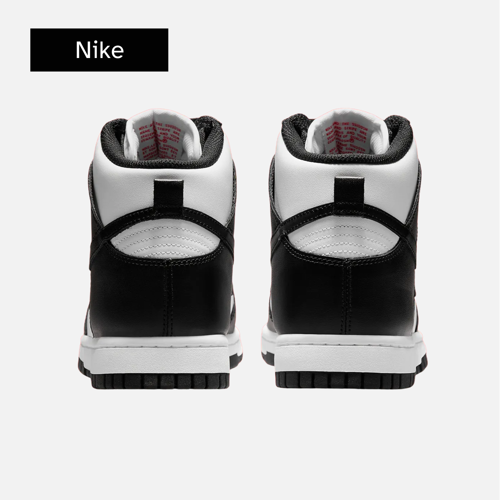 Nike Wmns Dunk High 'Black White'