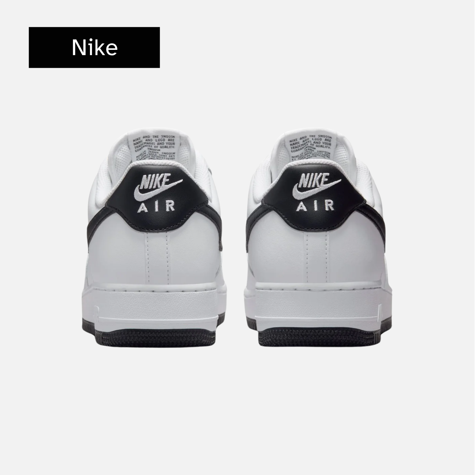 Nike Air Force 1 '07 'White Black Outsole'