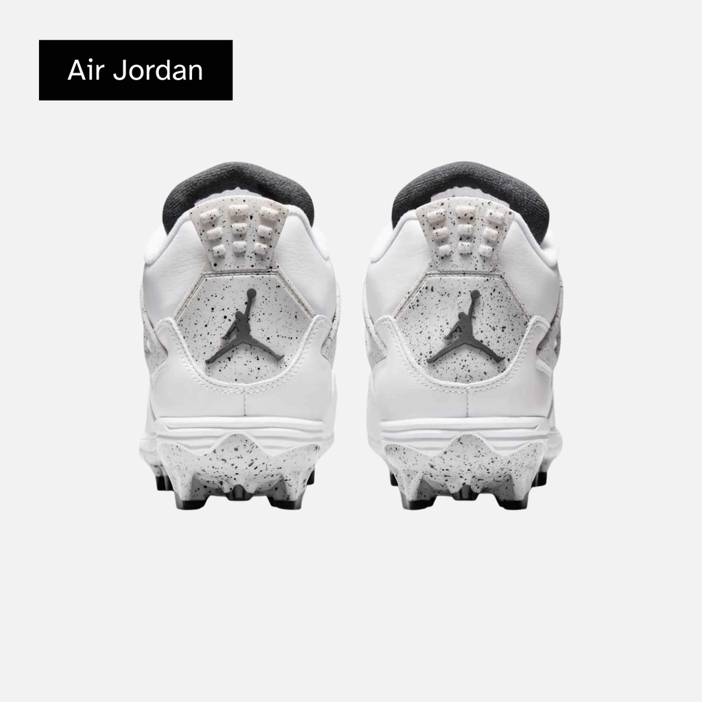 Air Jordan 4 Retro TD Cleat 'White Cement'