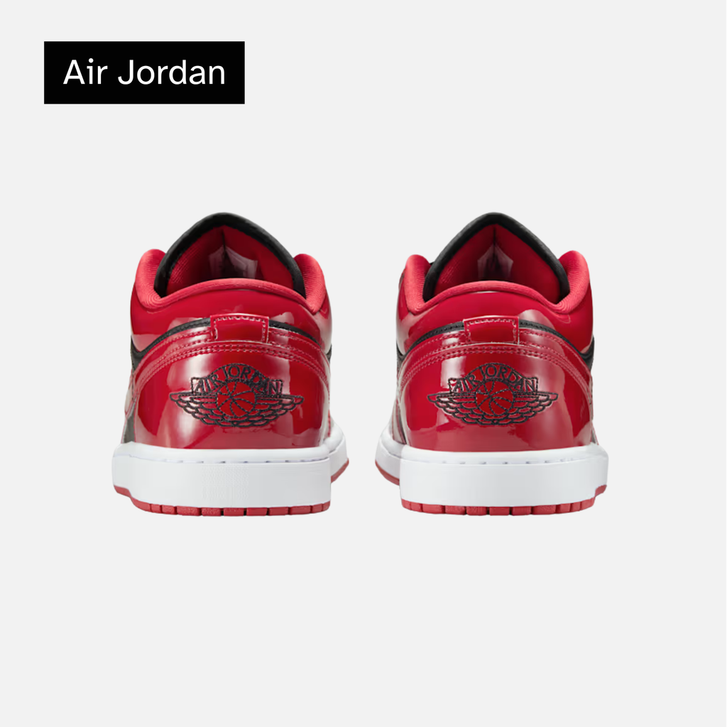 Air Jordan 1 Low 'Patent Varsity Red Black'