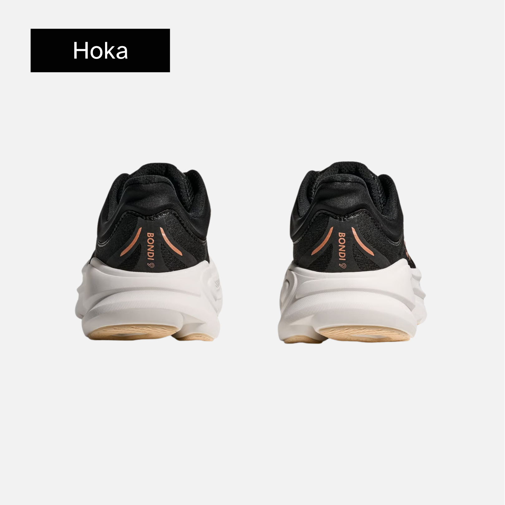HOKA Wmns Bondi 9 'Black Rose Gold'