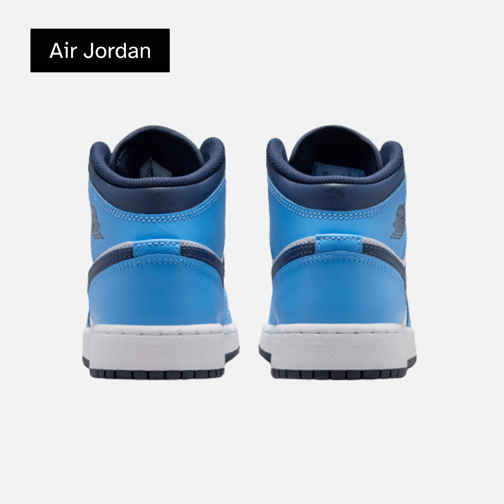 Air Jordan 1 Mid GS 'University Blue Midnight Navy'