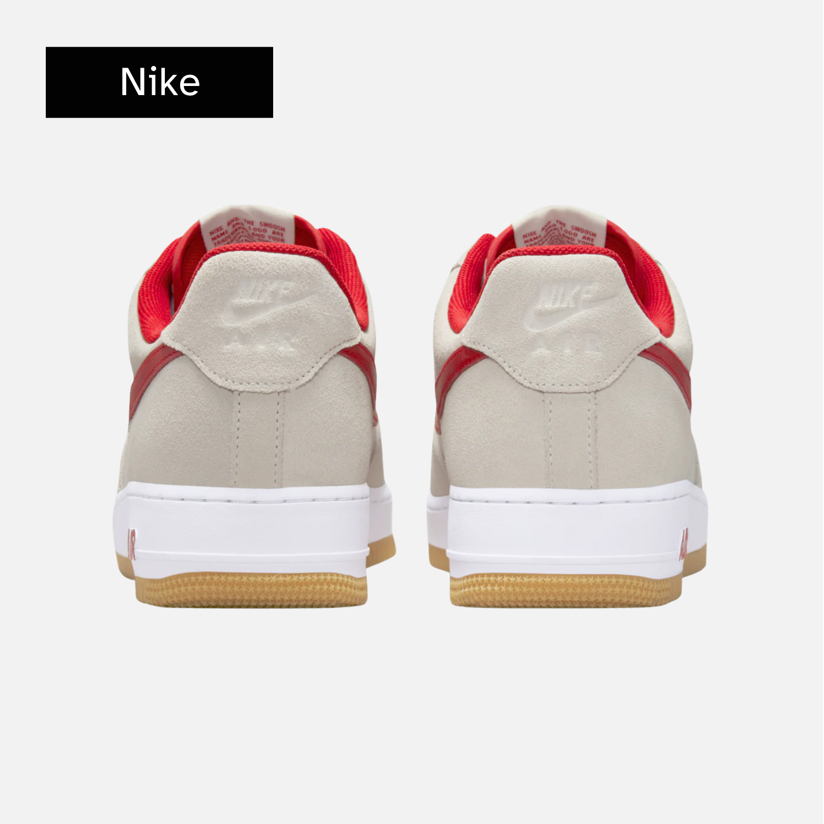 Nike Air Force 1 '07 LV8 'Photon Dust Varsity Red'