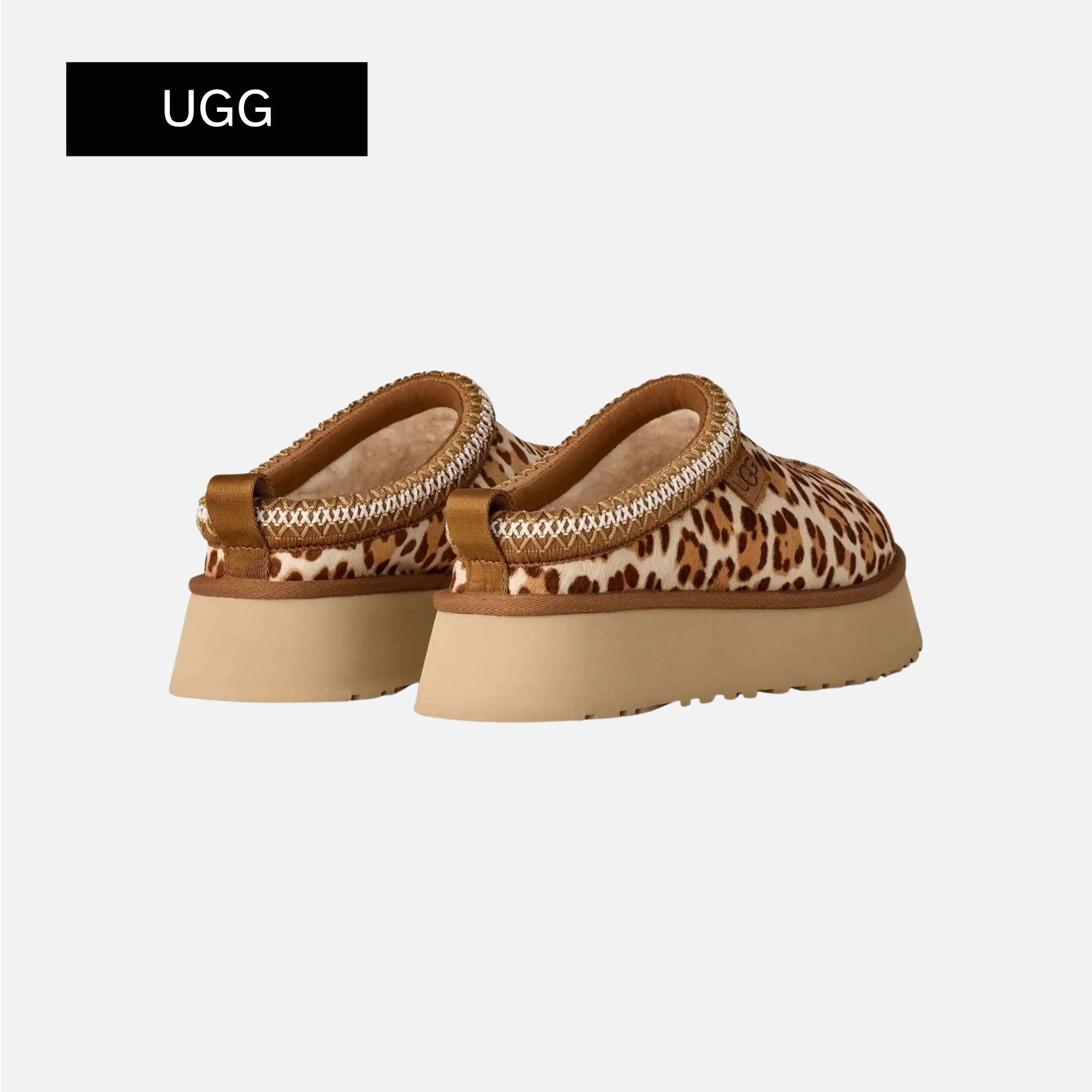 UGG Wmns Tazz Plains Slipper 'Felicity Leopard Jasmine'