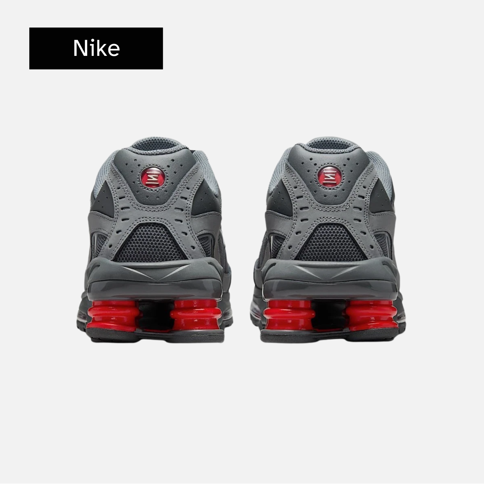 Nike Shox Ride 2 'Smoke Grey University Red'