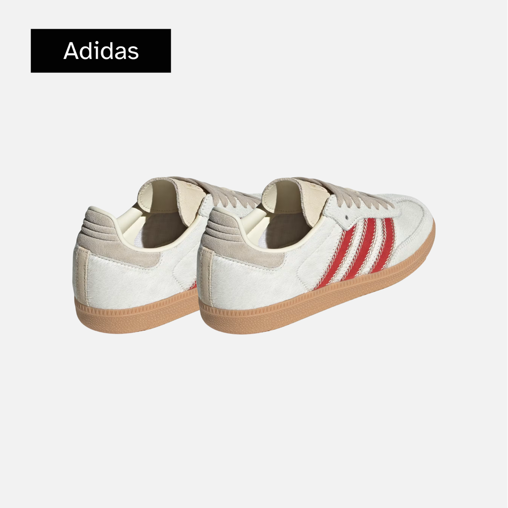 adidas Wmns Samba OG 'Pony Hair Pack - Wonder Beige Better Scarlet'