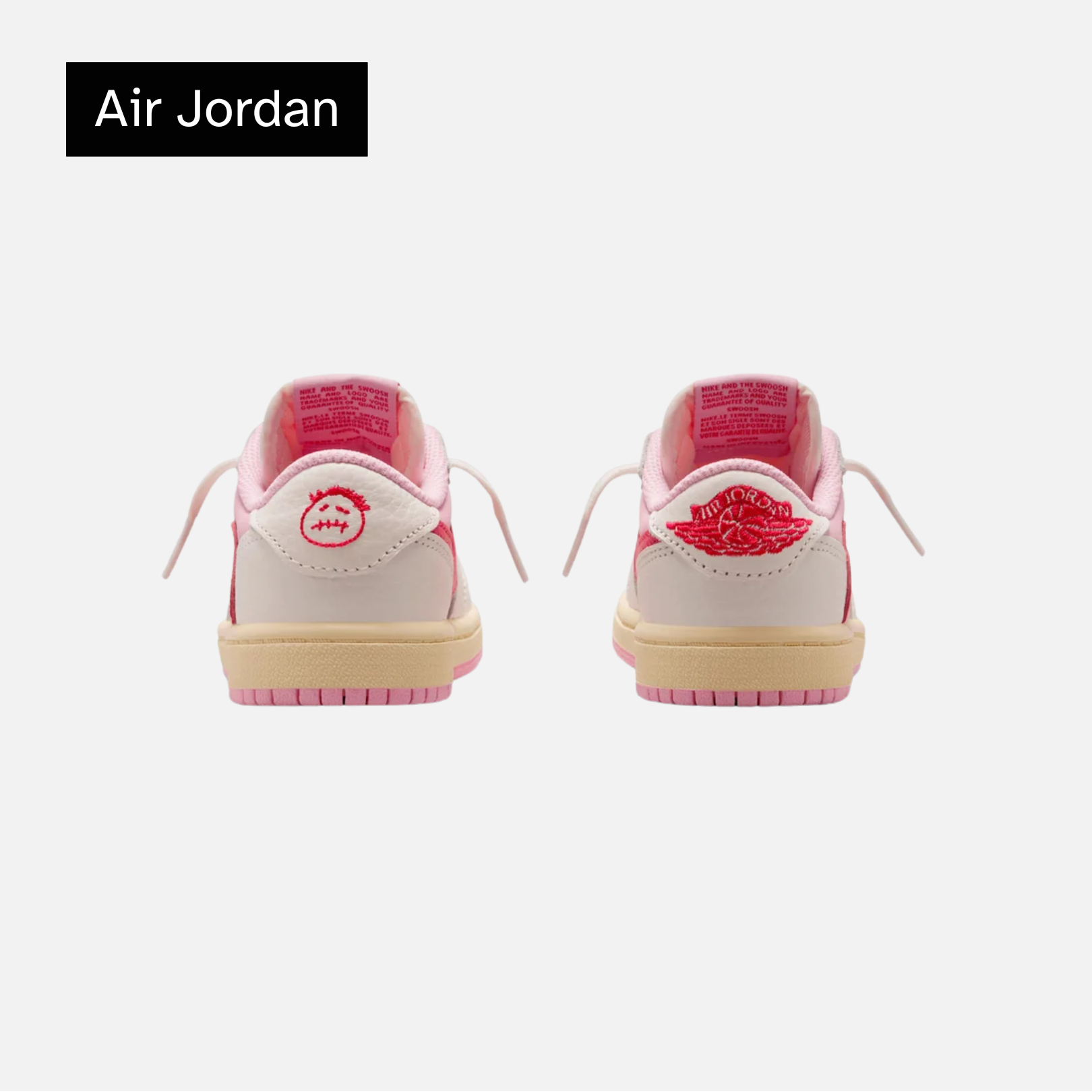 Travis Scott x Air Jordan 1 Retro Low OG PS 'Sail Tropical Pink'