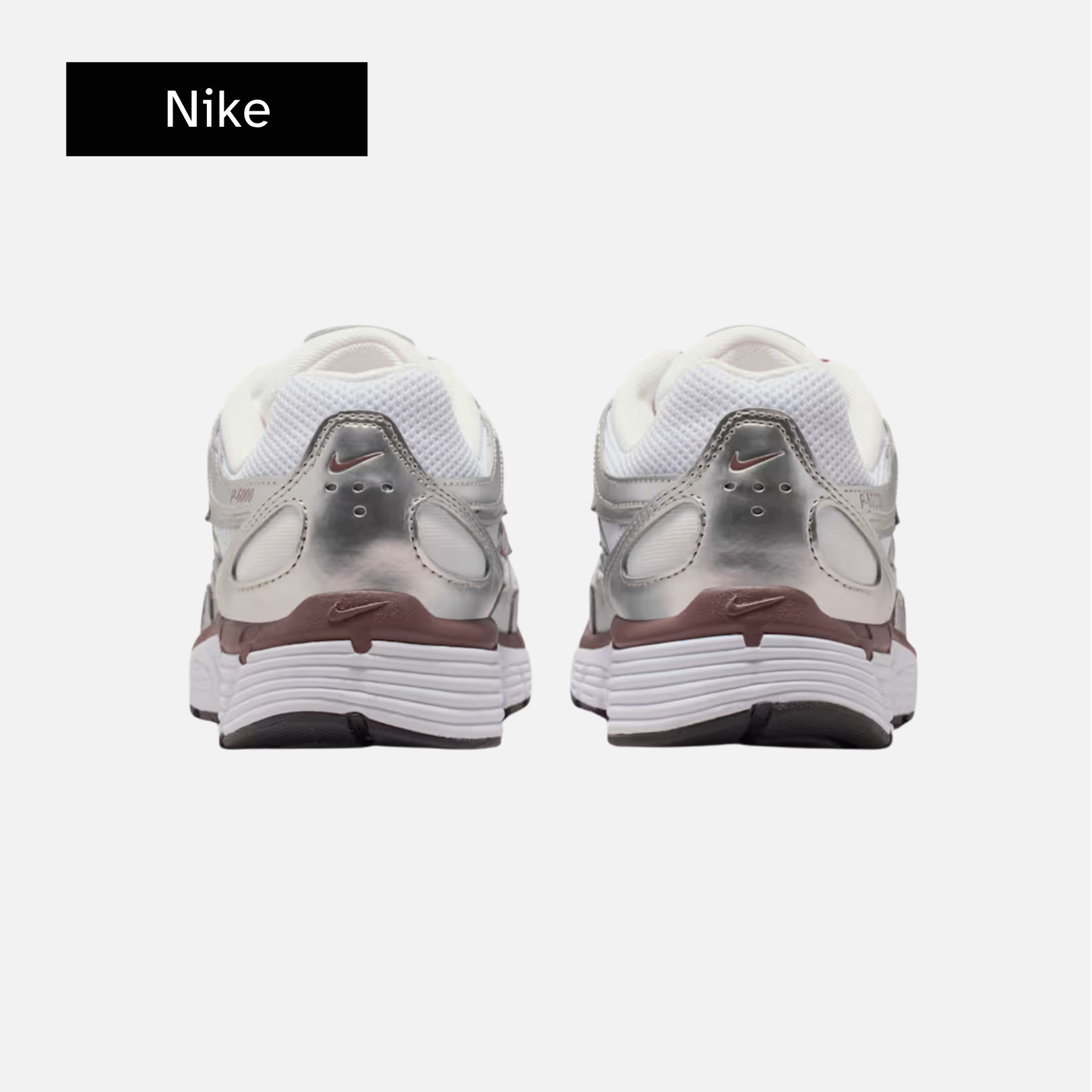 Nike Wmns P-6000 'White Metallic Silver'