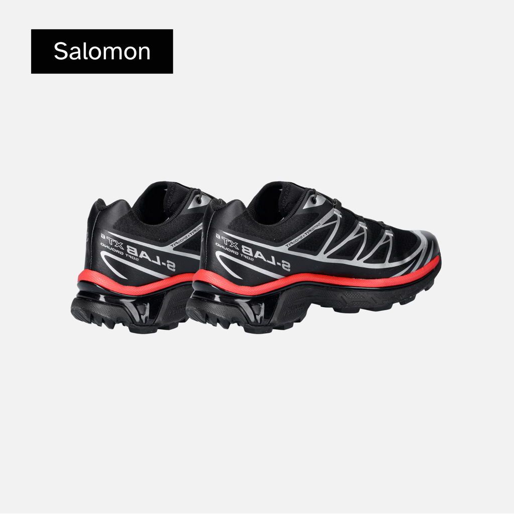 Salomon XT-6 'Black Fiery Red Silver'