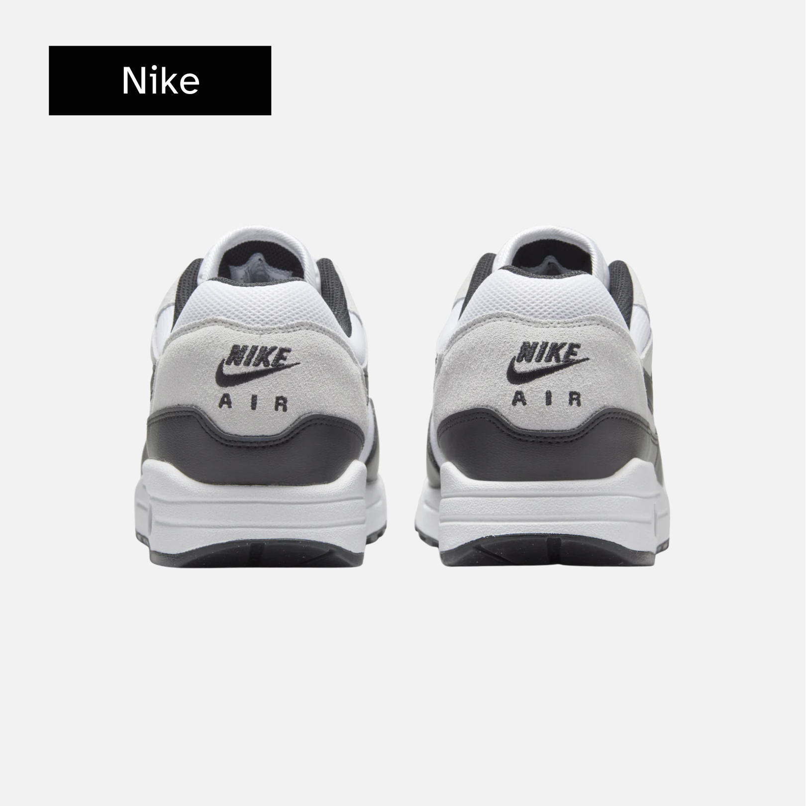 Air Max 1 Essential 'White Pure Platinum Black'