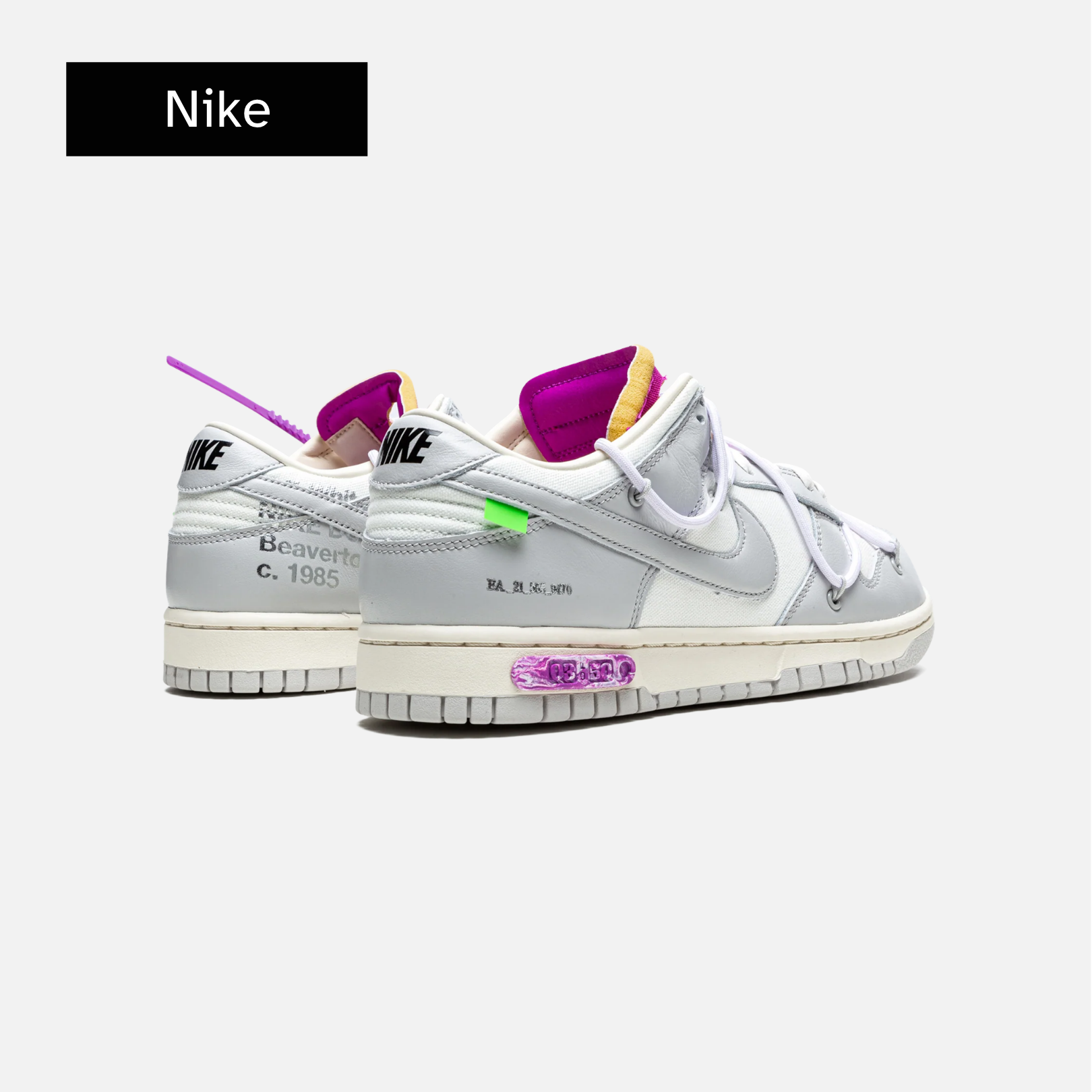 Off-White x Nike Dunk Low 'Lot 03 of 50'