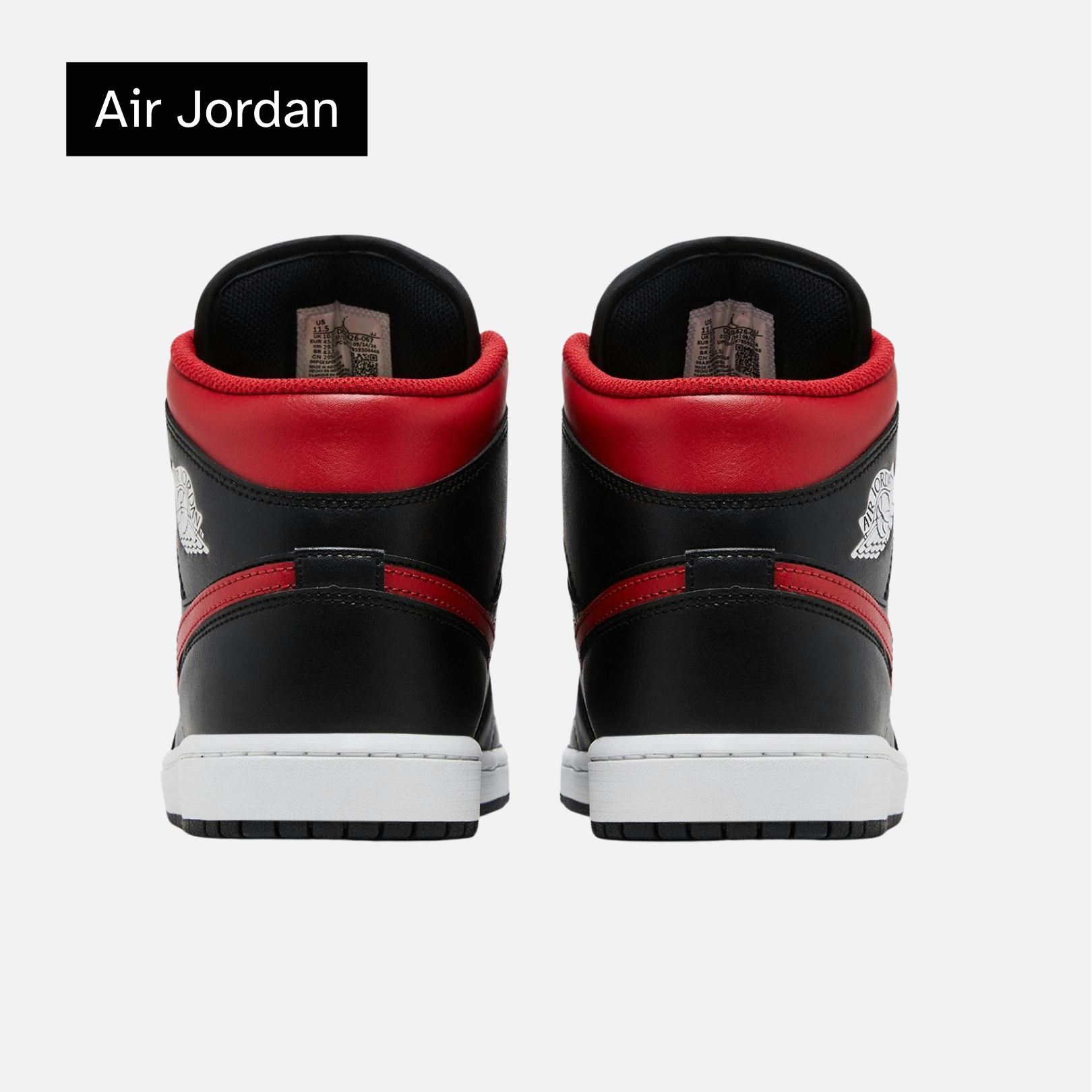 Air Jordan 1 Mid 'Bred Twist'