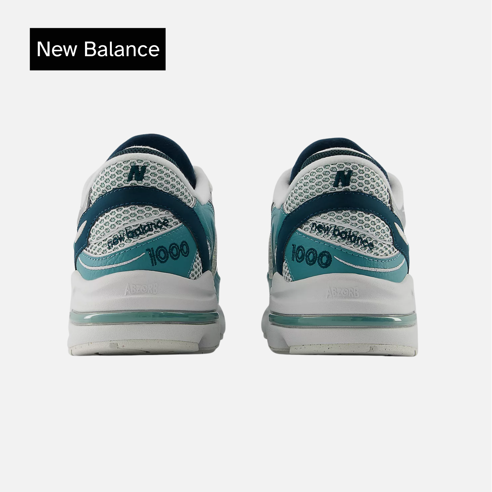 New Balance 1000 'Faded Teal White'