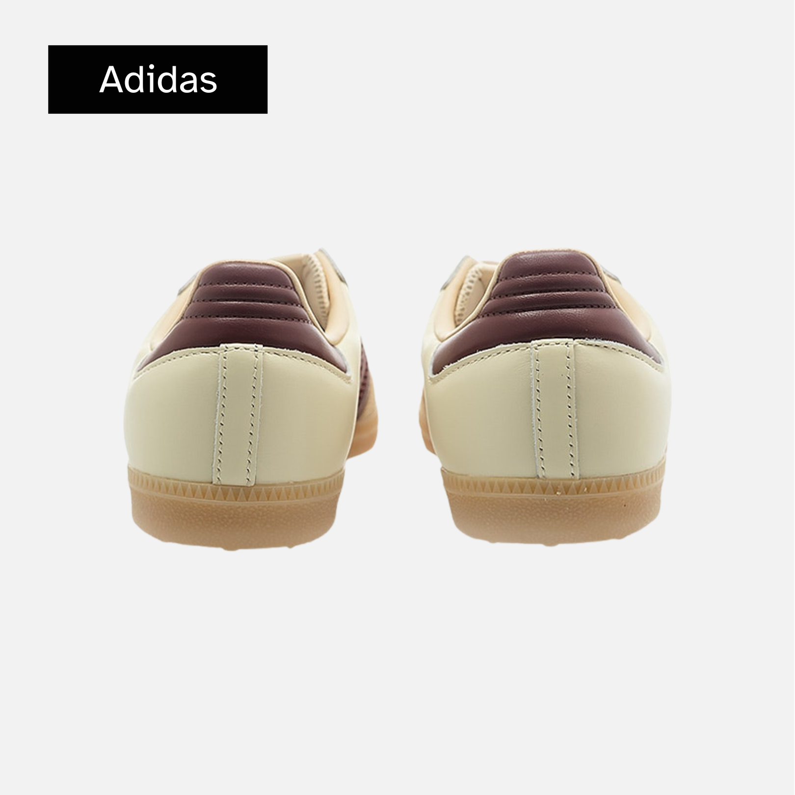 adidas Samba OG 'Wonder White Shadow Red Gum'