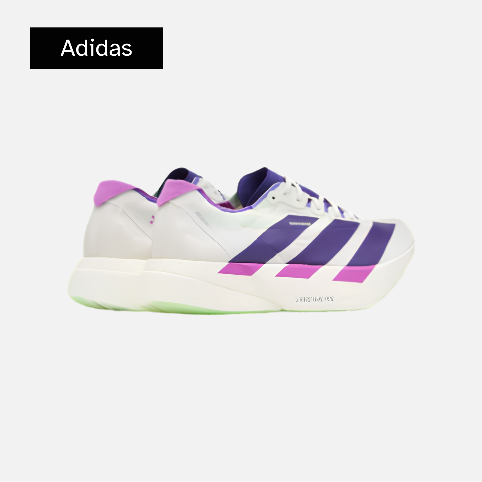 adidas Adizero Adios Pro 4 'Core White Purple Lime Burst'