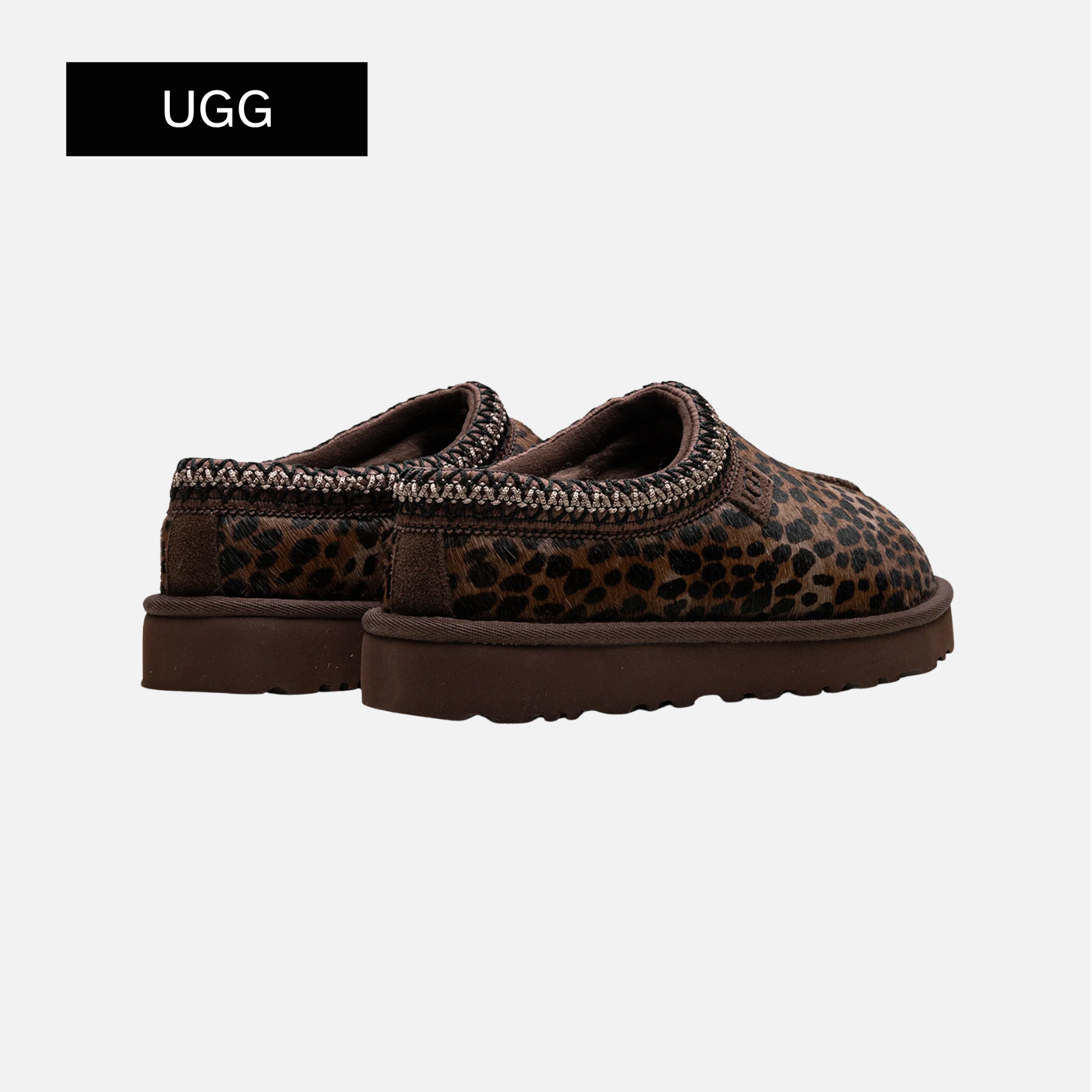 UGG Wmns Tasman Caspian Slipper 'Burnt Cedar Cheetah'