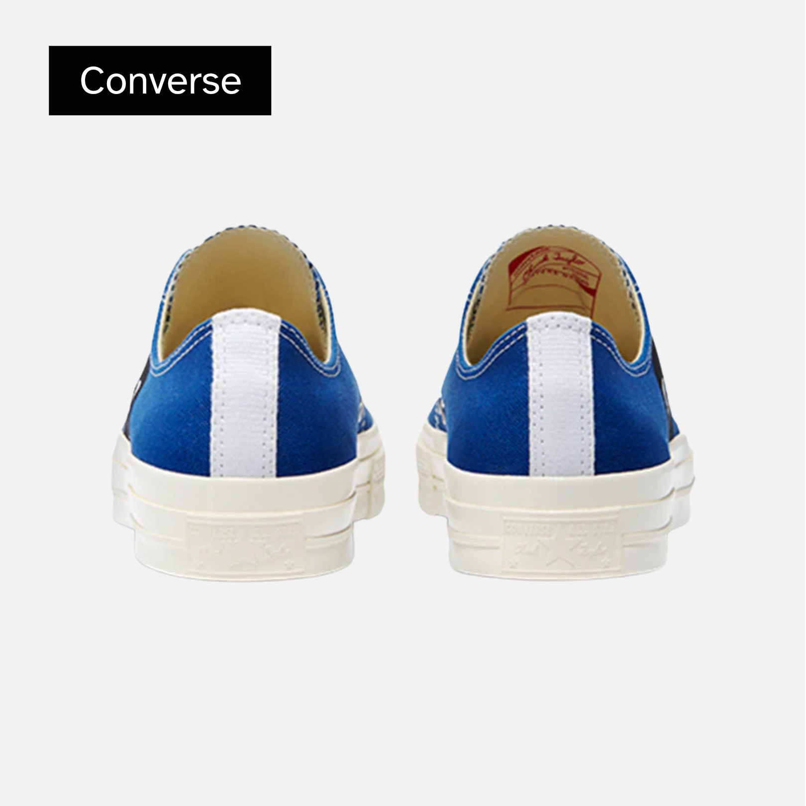 Comme des Garçons PLAY x Converse Chuck 70 Low 'Blue Quartz'